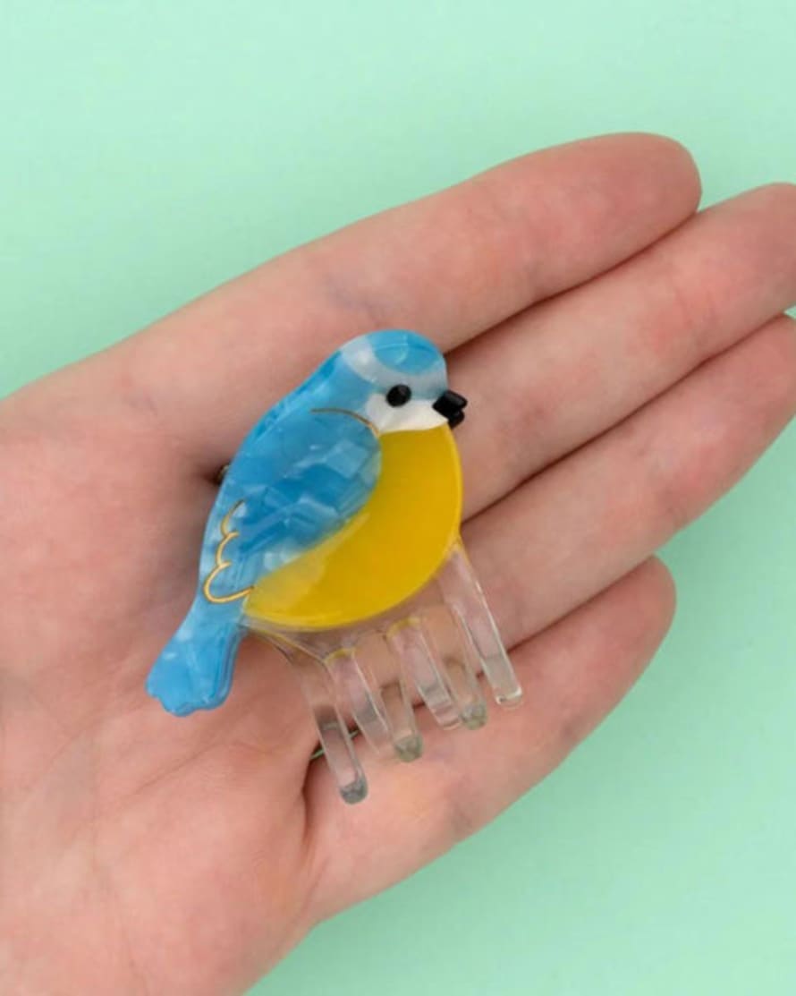 Coucou Suzette Blue Tit Mini Hair Claw