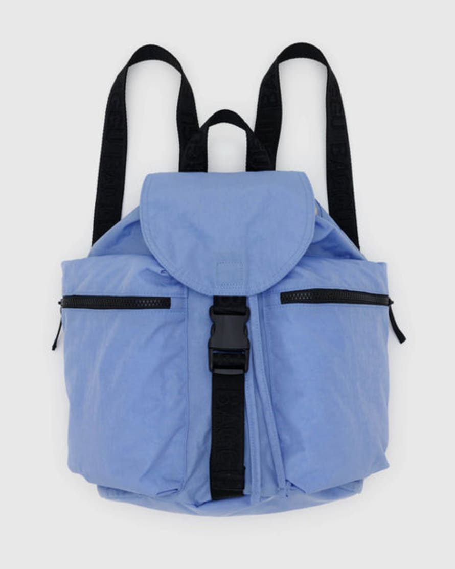 Baggu Sport Backpack Black Cornflower