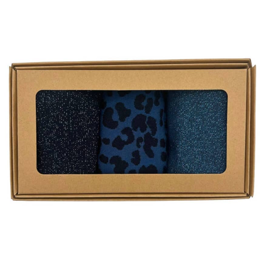 SIXTON LONDON Denim Mix Sock Box