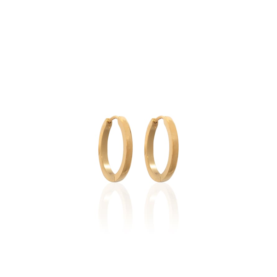 A Weathered Penny  Gold Lennox Hoops
