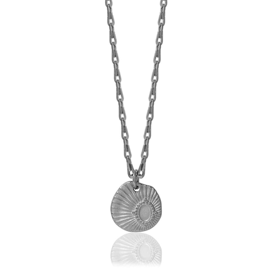 A Weathered Penny  Silver Priya Necklace