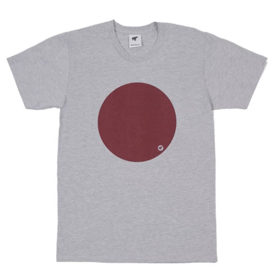 Plain Bear Circle Printed Short Sleeves T Shirt