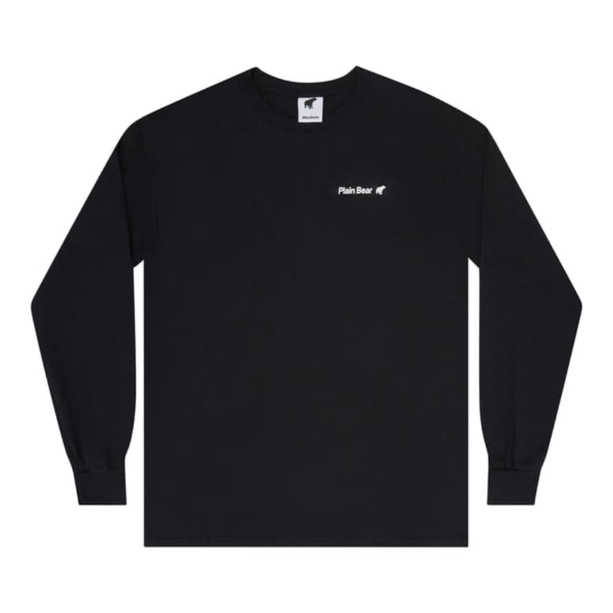 Plain Bear Text Long Sleeves T Shirt