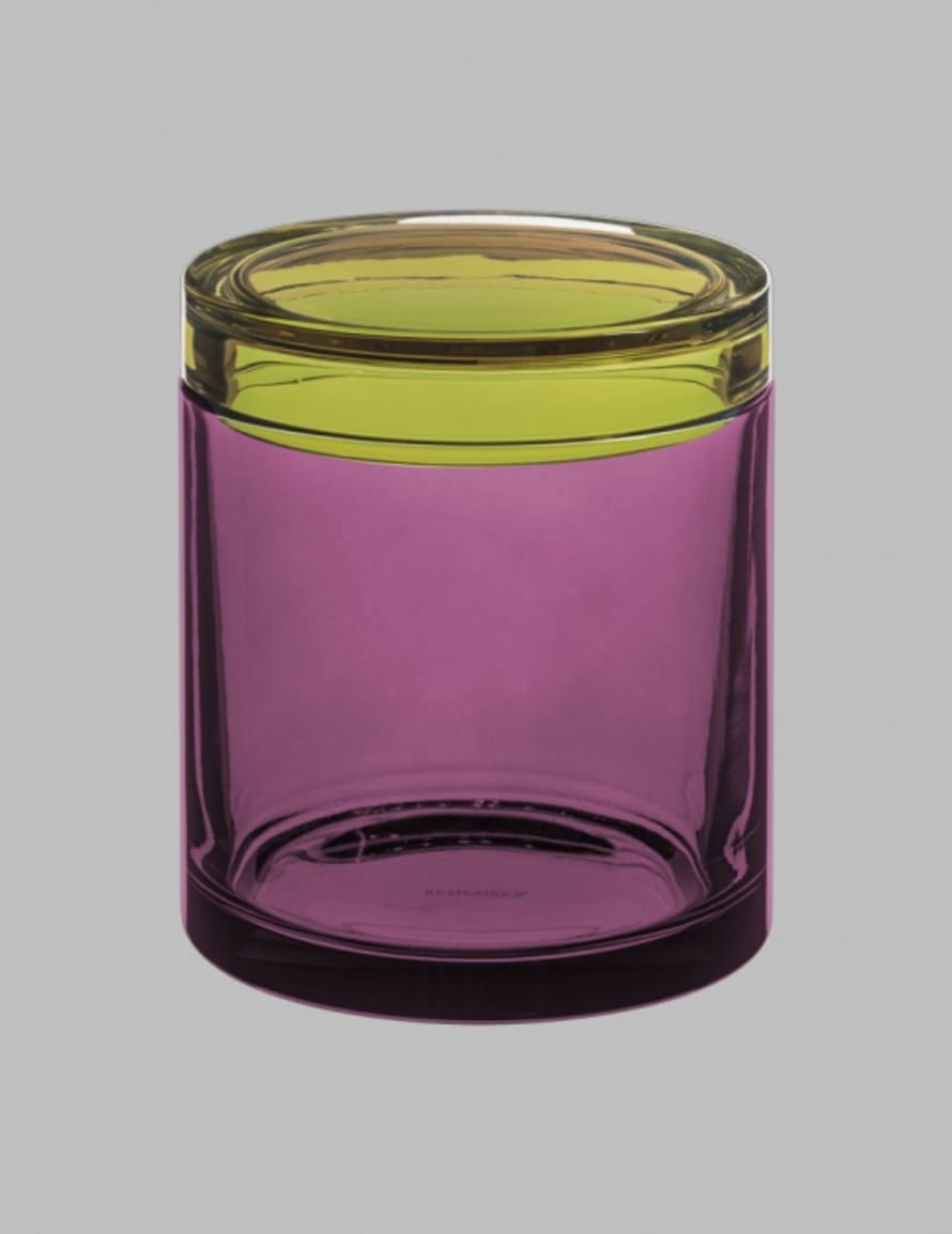 Remember Colored Glass Storage Jar Medium