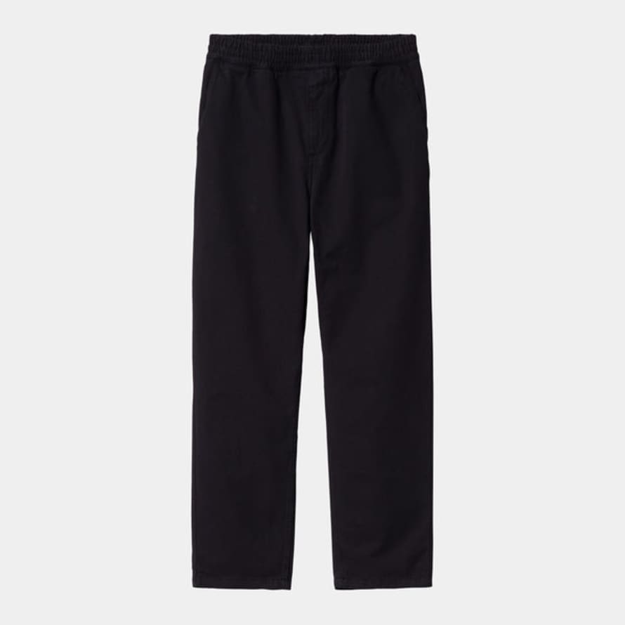 Carhartt WIP  Pantalon Flint Cotton Black Garment Dyed