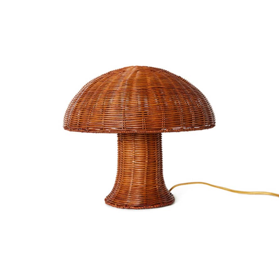 HK Living Rattan Table Lamp Natural