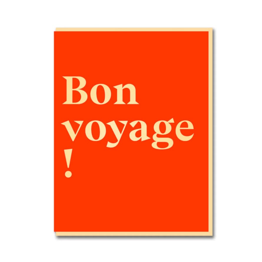 1973 Dc French Twist Bon Voyage Greeting Card