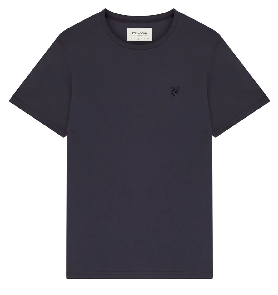 Lyle and Scott Lyle & Scott Tonal Eagle Tee Dark Navy