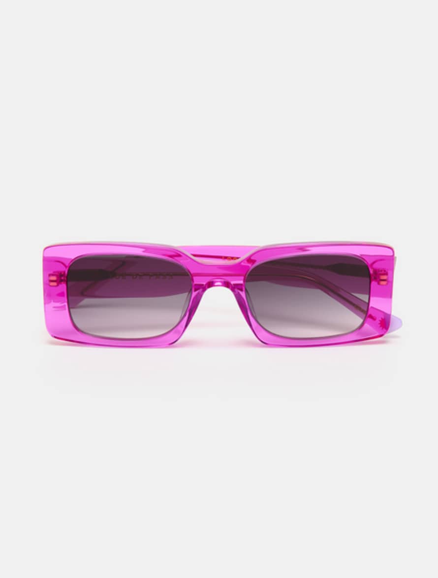 Zoe de Pass Eyewear Grace Fuchsia Sunglasses By Zoe De Pass