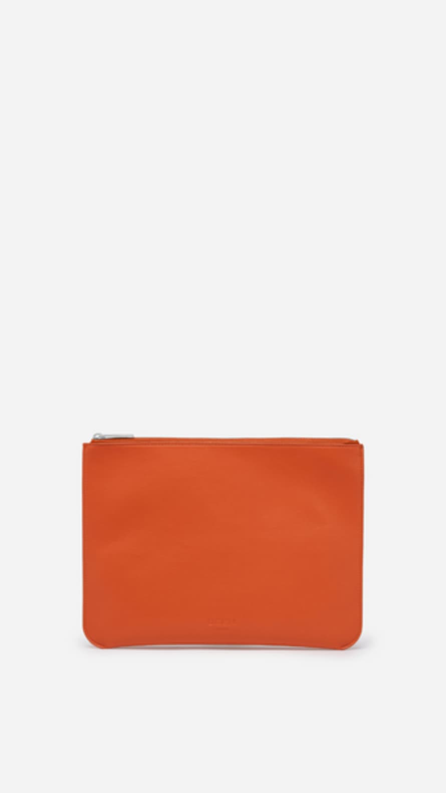 Been London Yael Blood Orange Clutch Bag