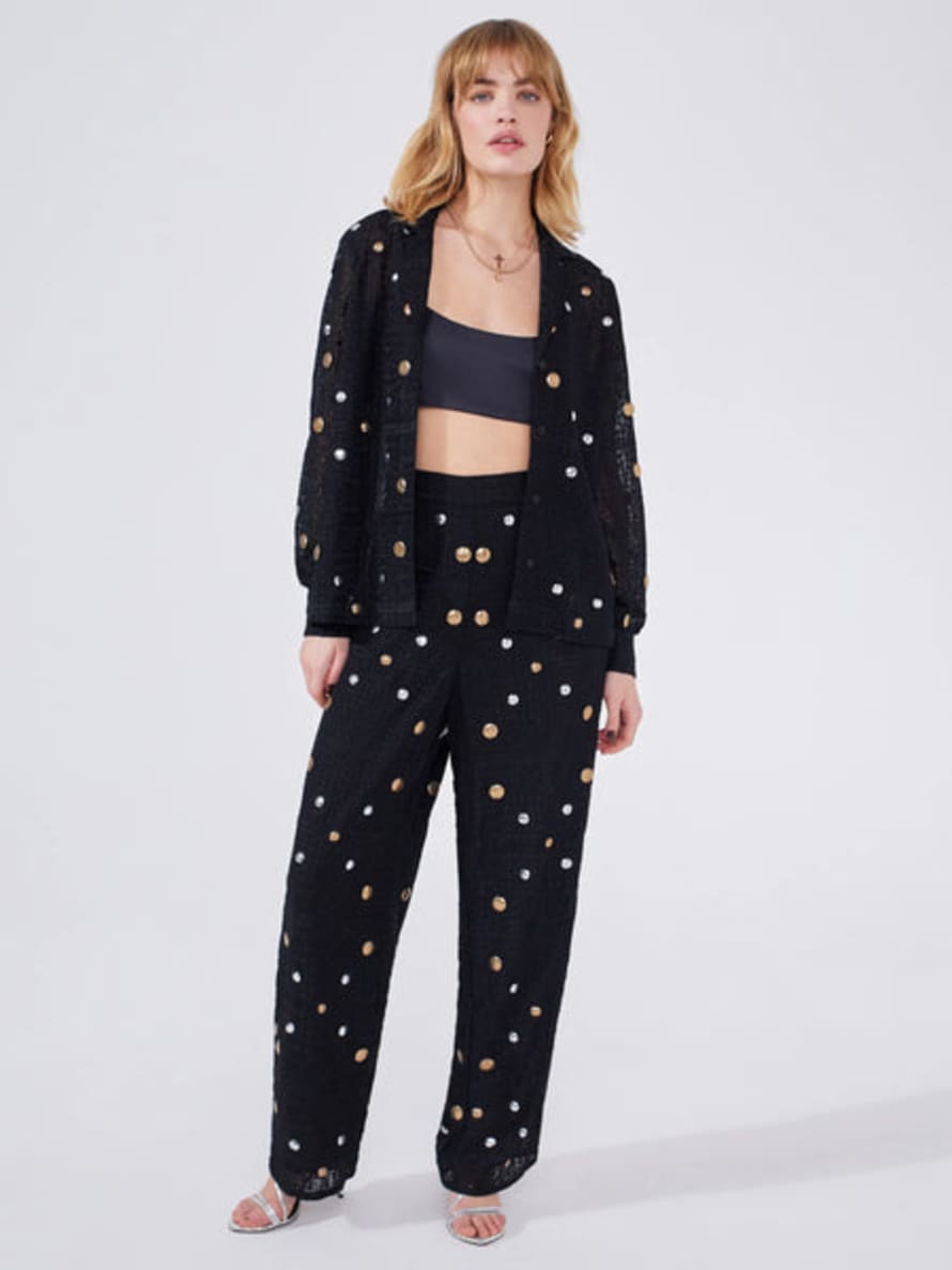 Hayley Menzies Gitana Embroidered Trouser