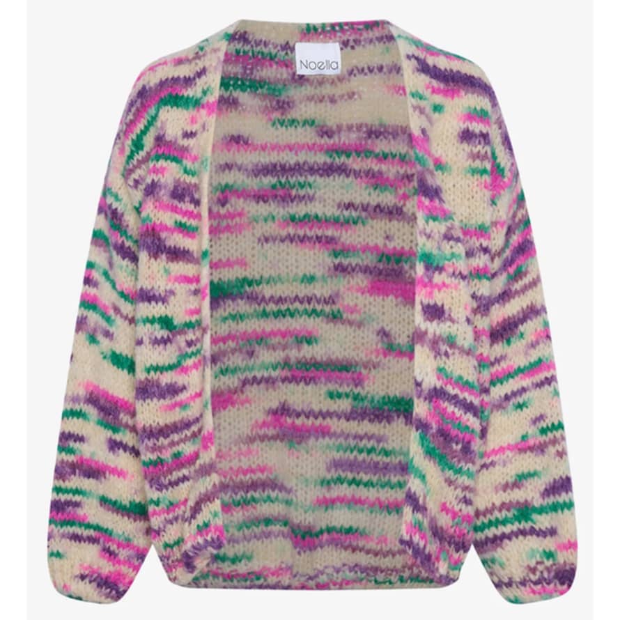 Noella | Johanna Knit Cardigan | Pink & Green Mix