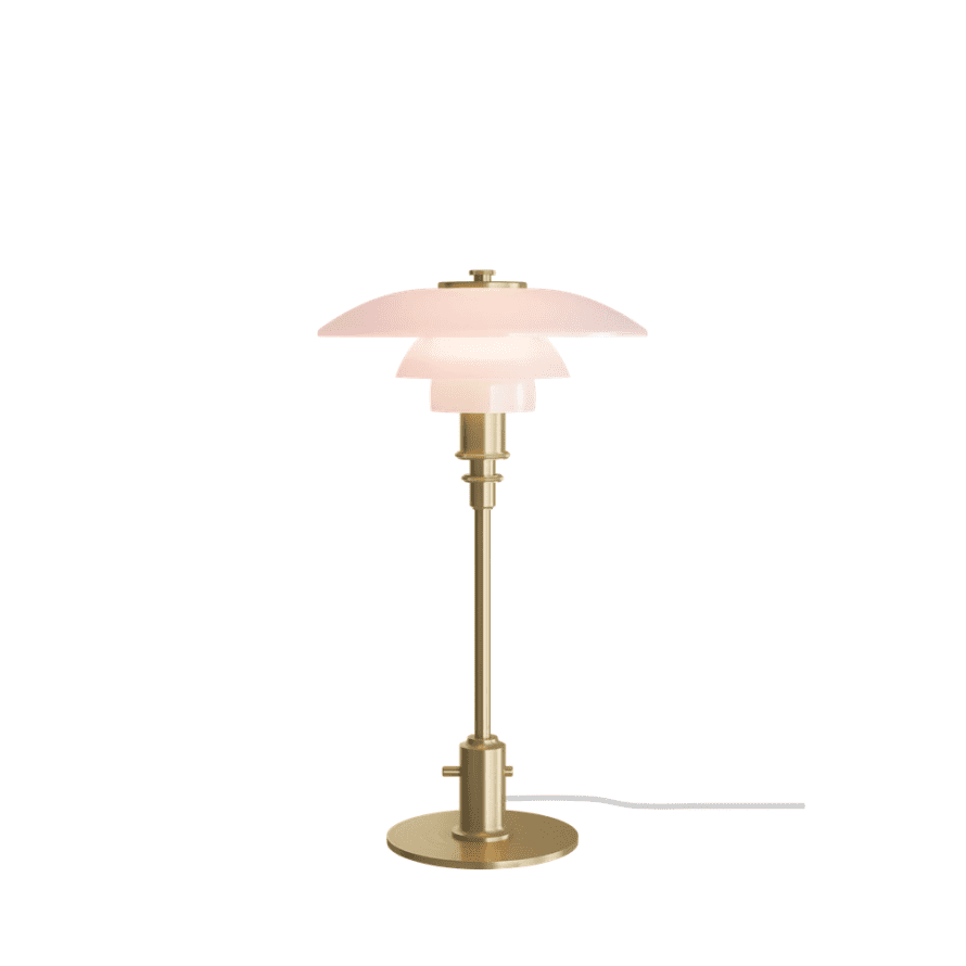 Louis Poulsen PH 2/1 PALE ROSE LÁTON Table Lamp / Pale rose