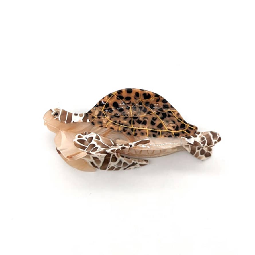 Curiouser Collection Brown Turtle Hair Clip