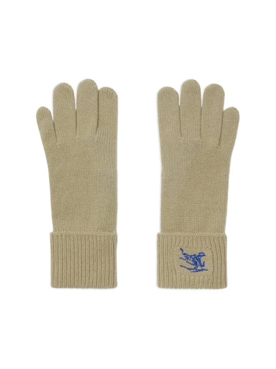 Burberry  Hunter Ekb Logo Embroidered Cashmere Gloves