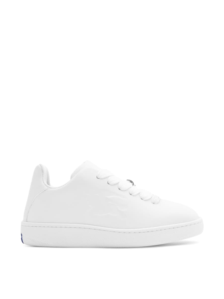 Burberry  White Bubble Logo Low Top Sneakers