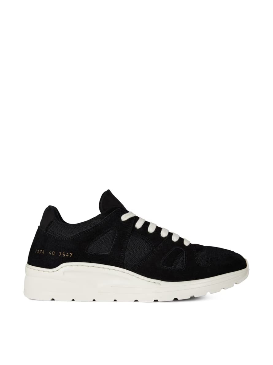 Common Projects Black Cross Trainer Sneakers