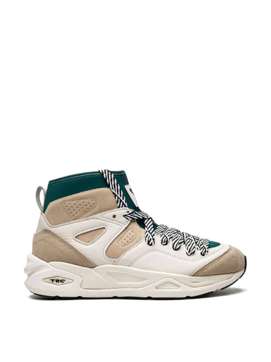 Puma Marshmallow and Ligh Sand x AMI TRC Blaze Mid Sneakers