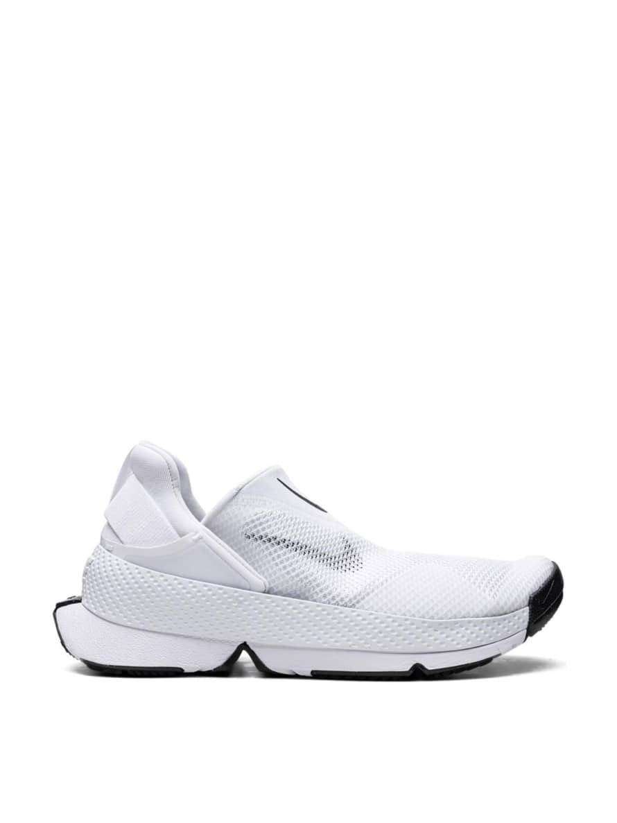 Nike White and Black Go Flyease Sneakers