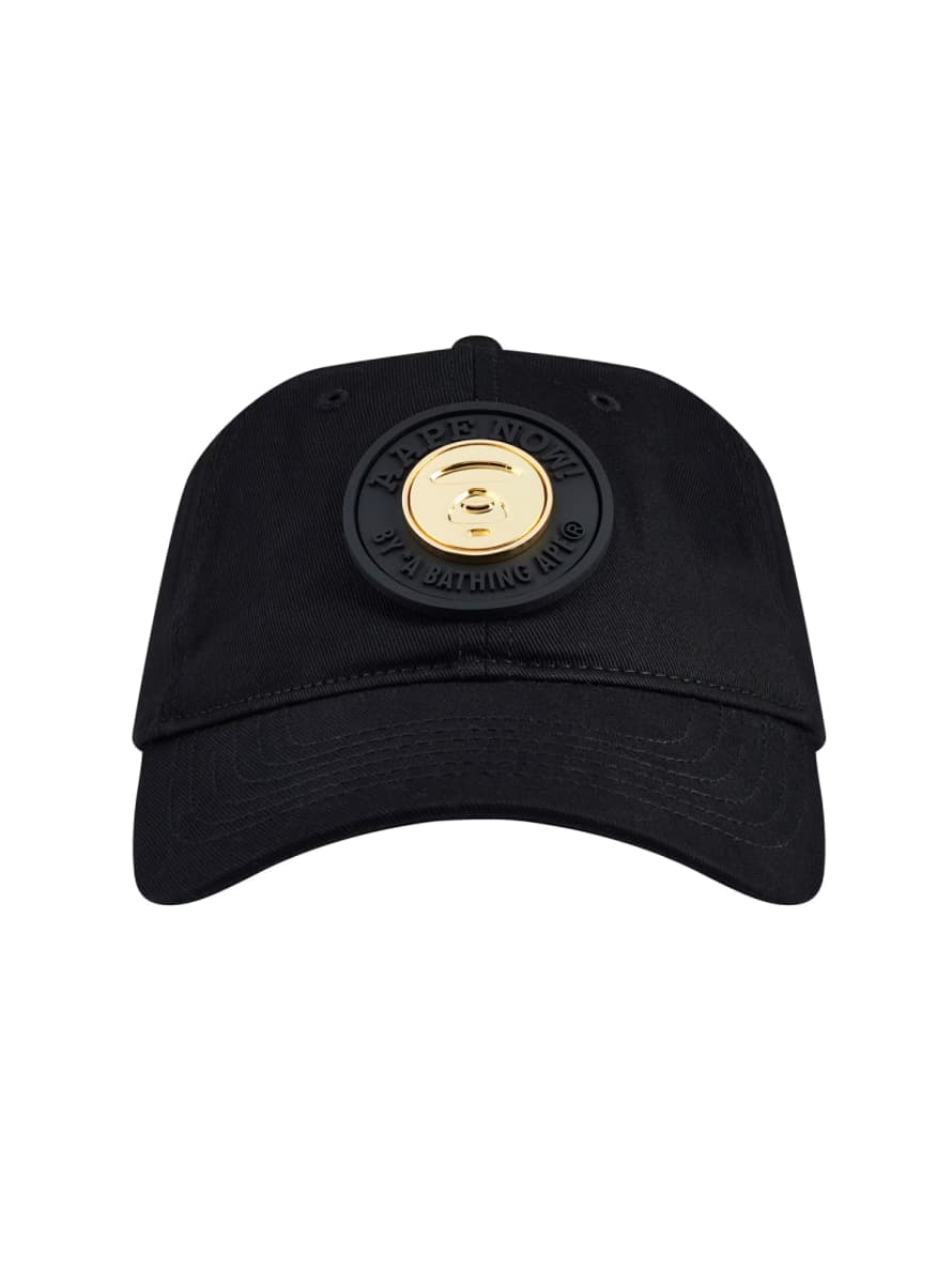 A Bathing Ape Black Moonface Starbuck Logo Baseball Cap