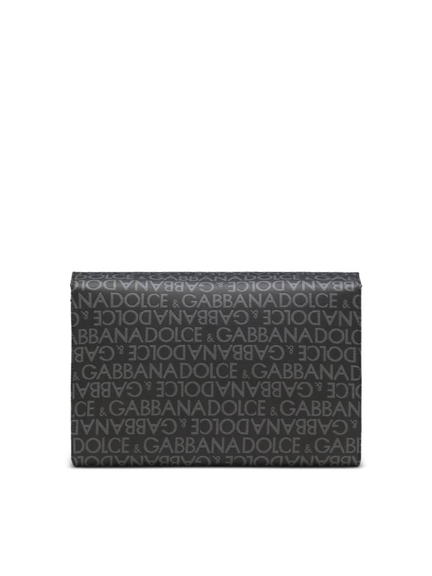 Dolce & Gabbana Allover Logo Shoulder Bag