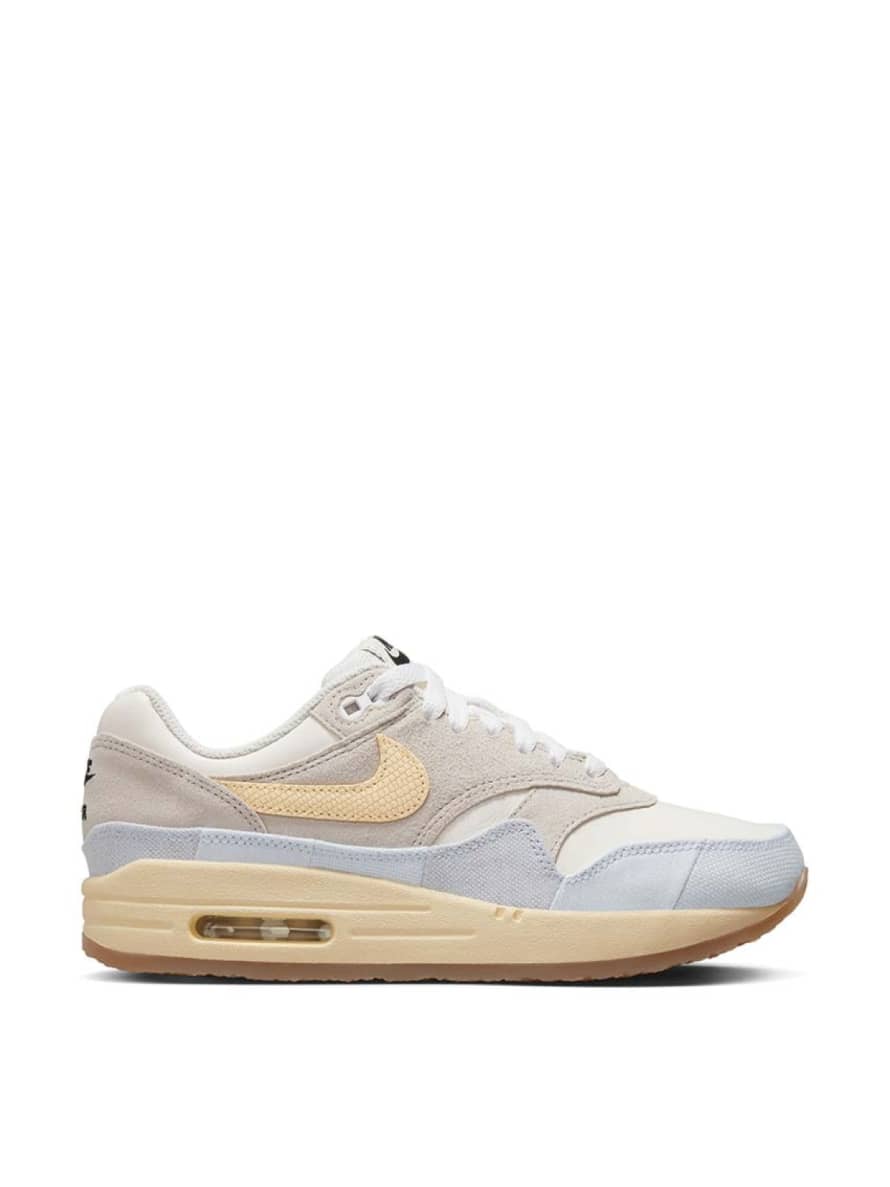 Nike Light Bone and Pale Vanilla Sail Air Max 1 87 Sneakers