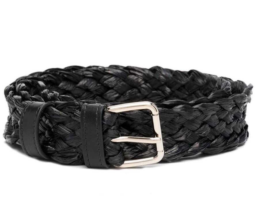 RED VALENTINO Black Woven Belt