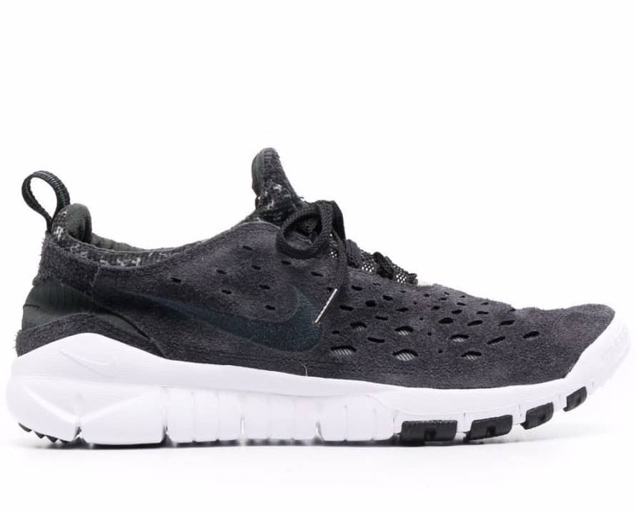 Nike Black and Anthracite White Free Run Trail Sneakers