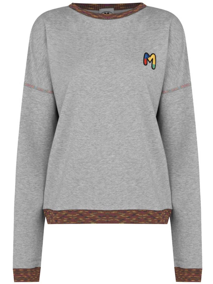 Missoni  Grey M Missoni Logo Sweatshirt