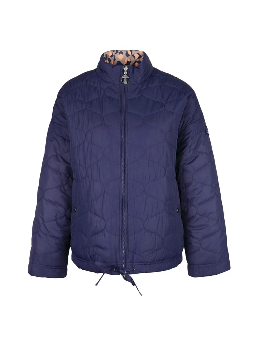 Barbour Eternal Ink Reversible Apia Quilted Jacket