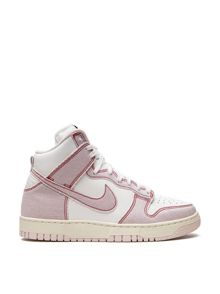 Nike Pink Denim Dunk High 1985 Sneakers