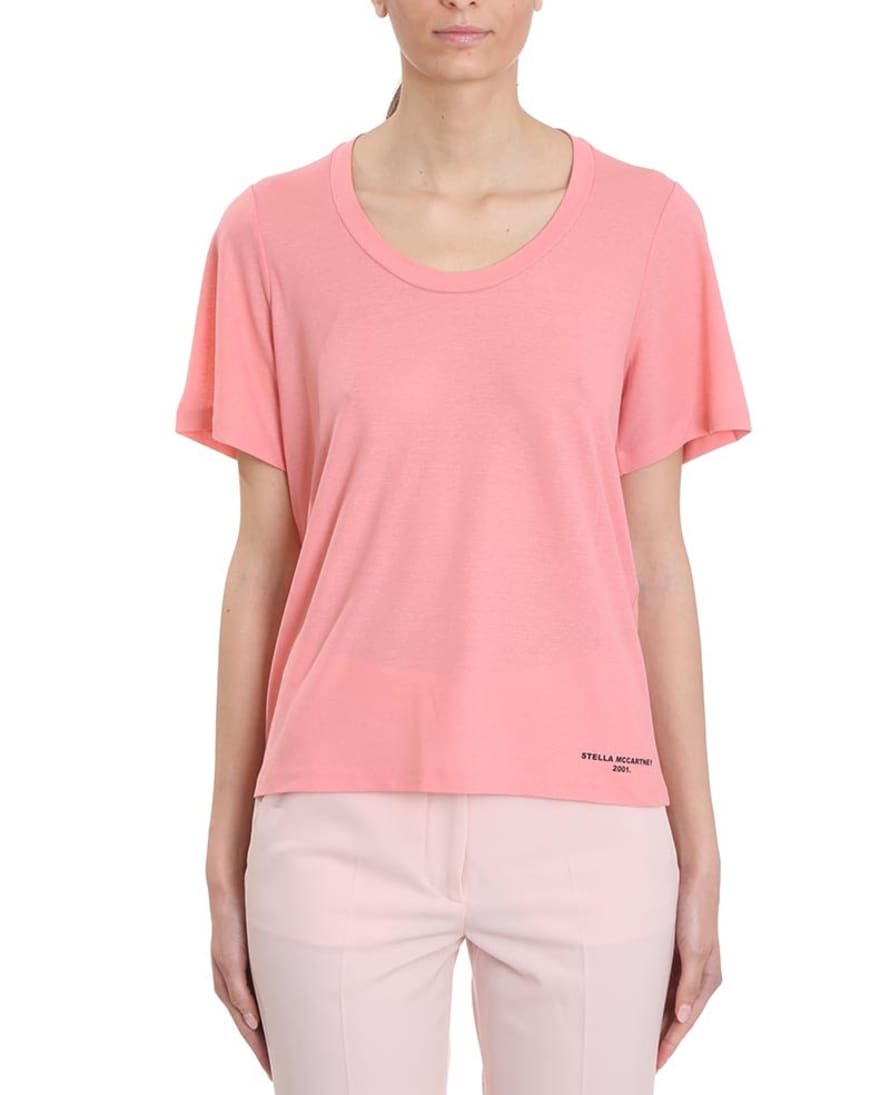 Stella McCartney Pink 2001 Logo T Shirt