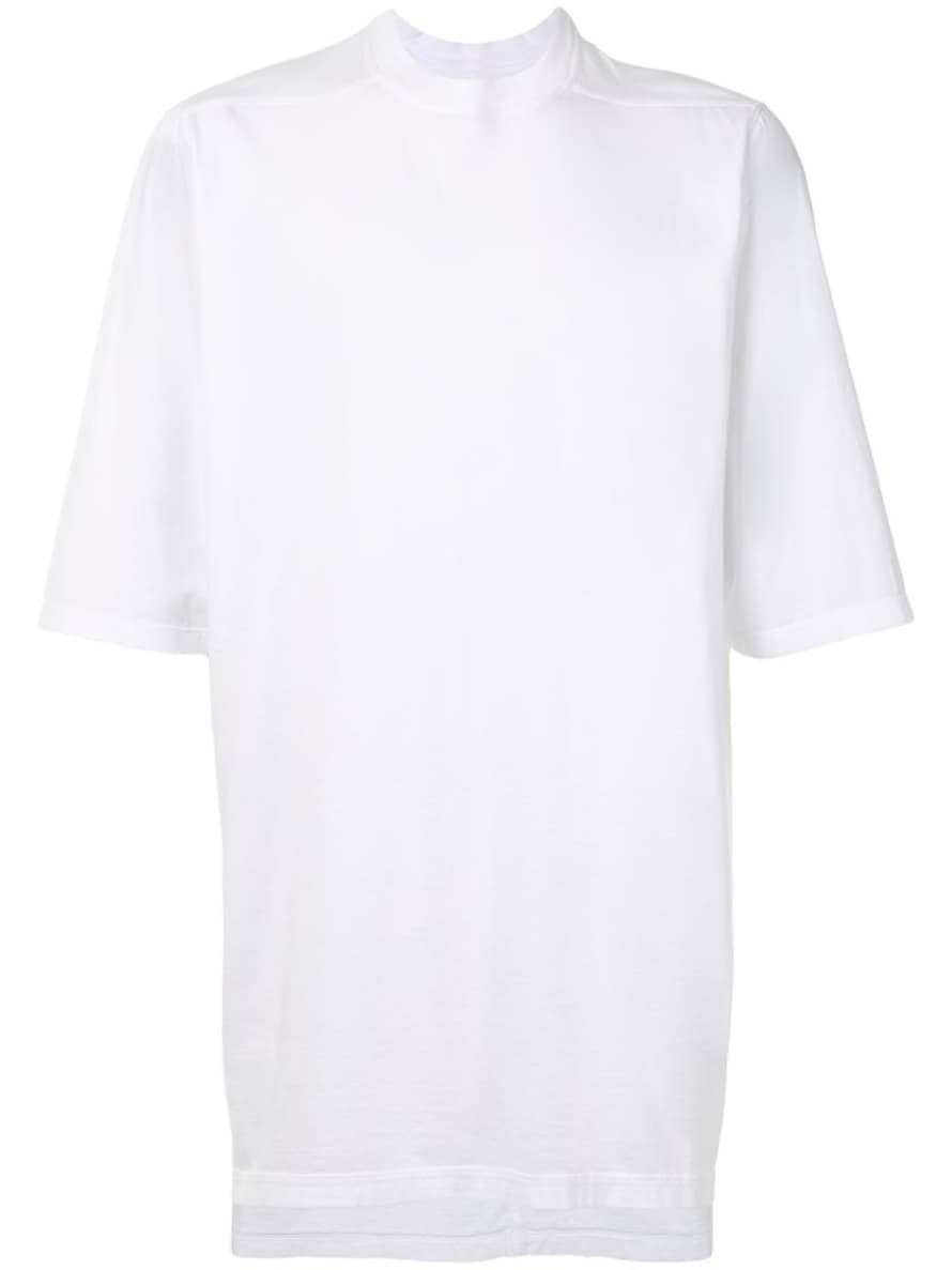 Rick Owens  White Oversized Jumbo T Shirt