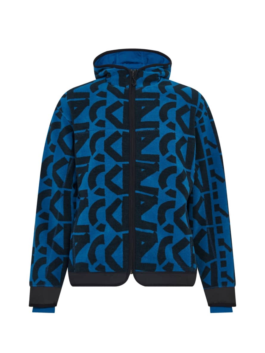 Kenzo  Allover Monogram Zipped Hoodie