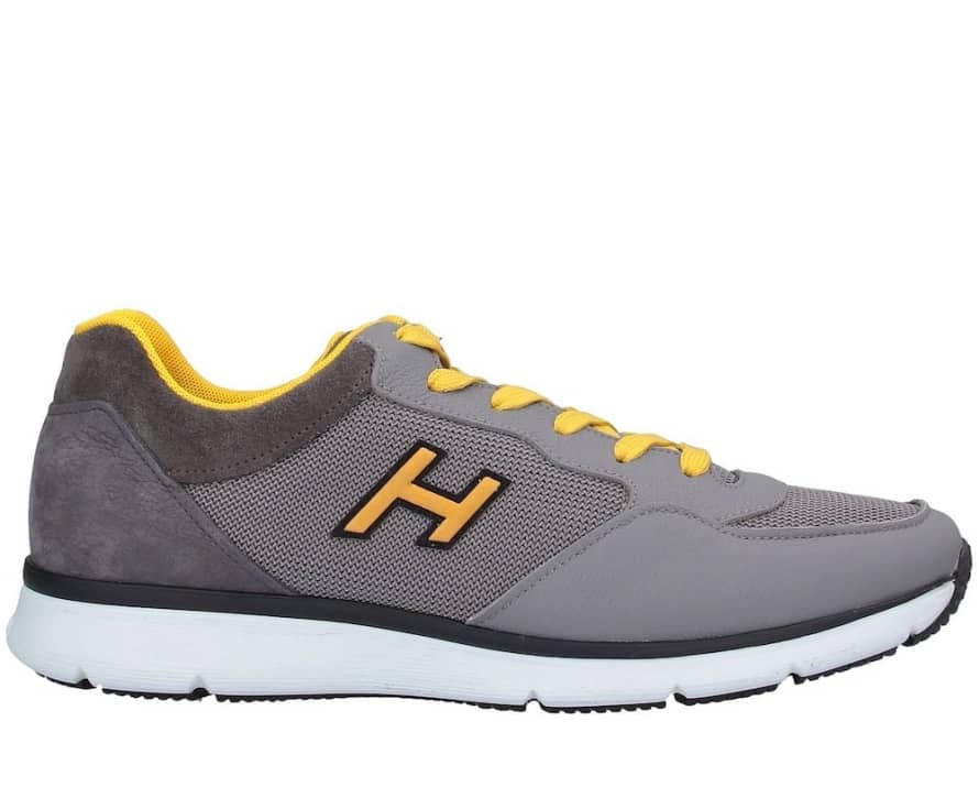 Hogan Grey H254 H Flock Sneakers