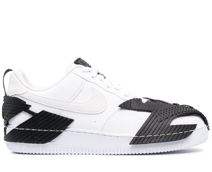 Nike White And Black Air Force 1 Ndstrkt Sneakers