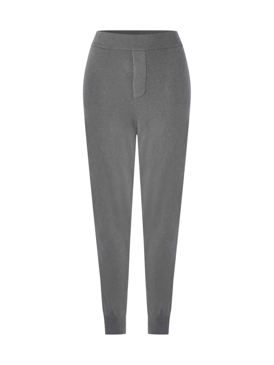 Dsquared2 Grey Logo Knitted Cashmere Joggers Track Pants