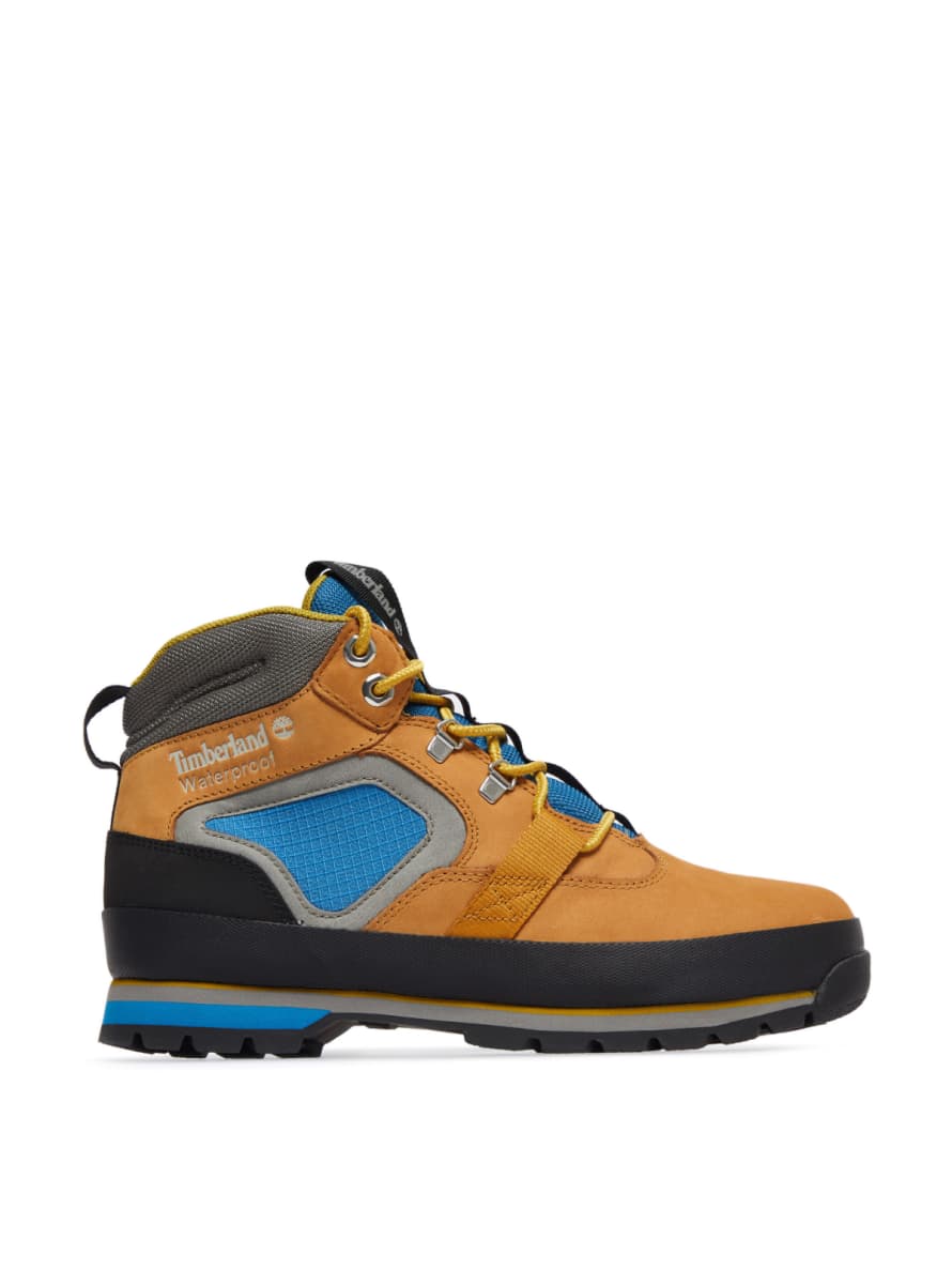 Timberland Wheat and Blue Euro Hiker Reimagined Wp Boots