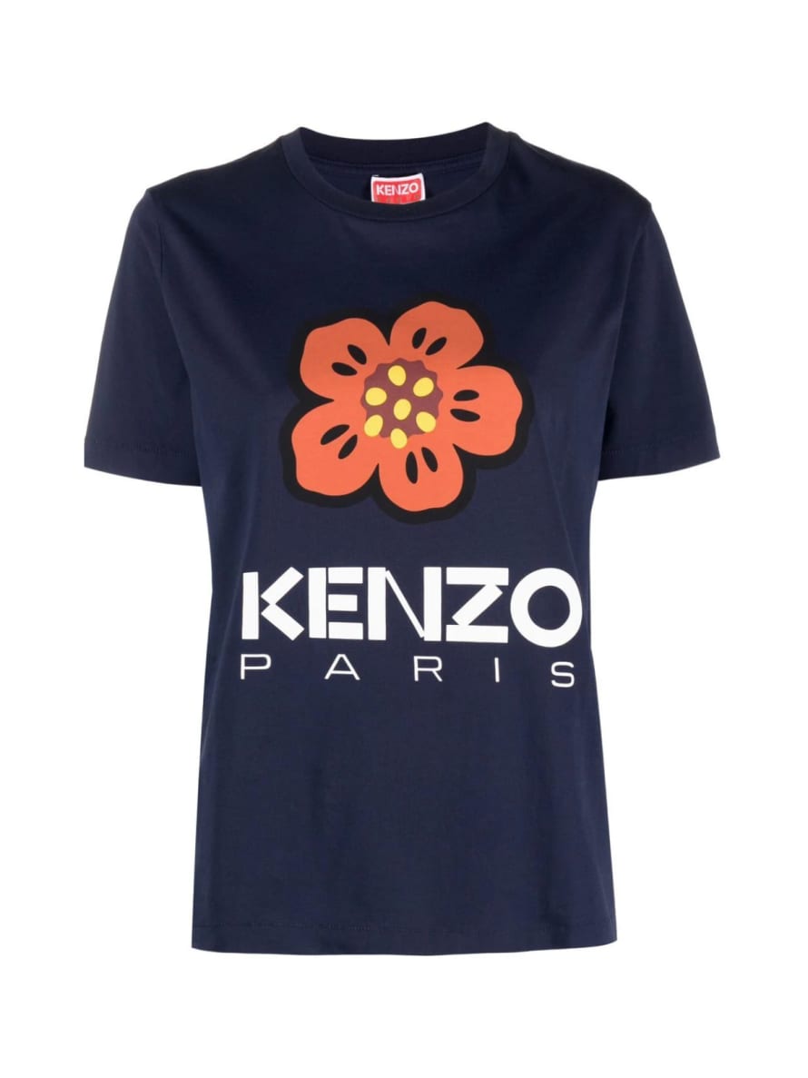 Kenzo  Boke Flowe Logo Loose Fit T Shirt