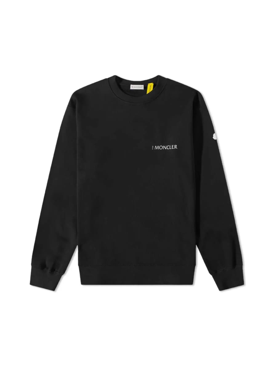 MONCLER Black Genius X Hyke Logo Sweatshirt