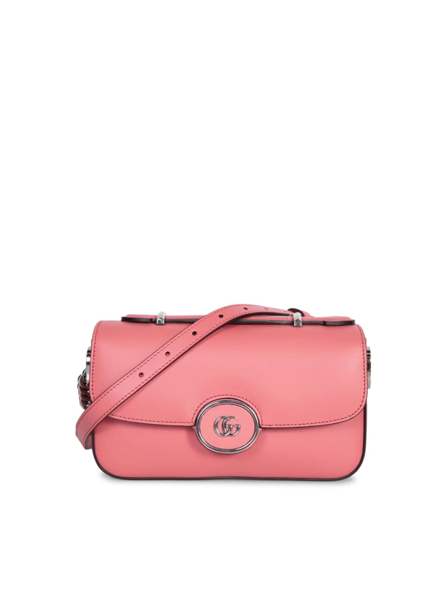 Gucci Grace Pink Petite Gg Shoulder Bag