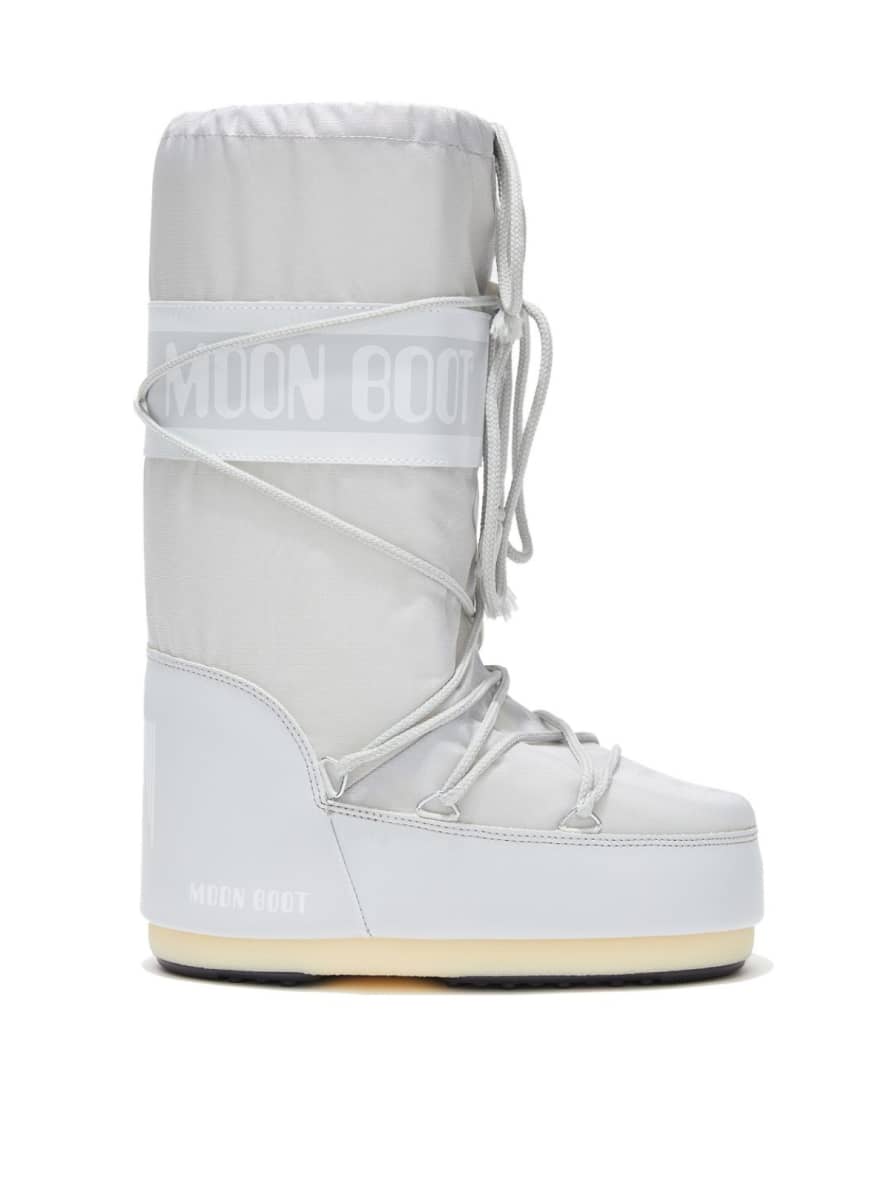 Moon Boot Grey Icon Nylon Glacier Grey Snow Boots