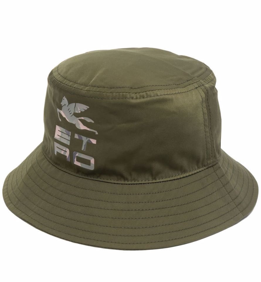 Etro  Pegasus Logo Bucket Hat