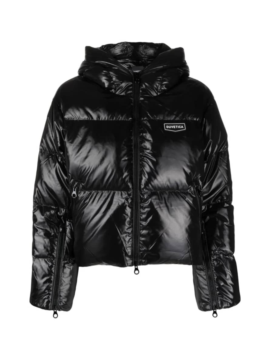 Duvetica Black Bellatrix Puffer Down Jacket