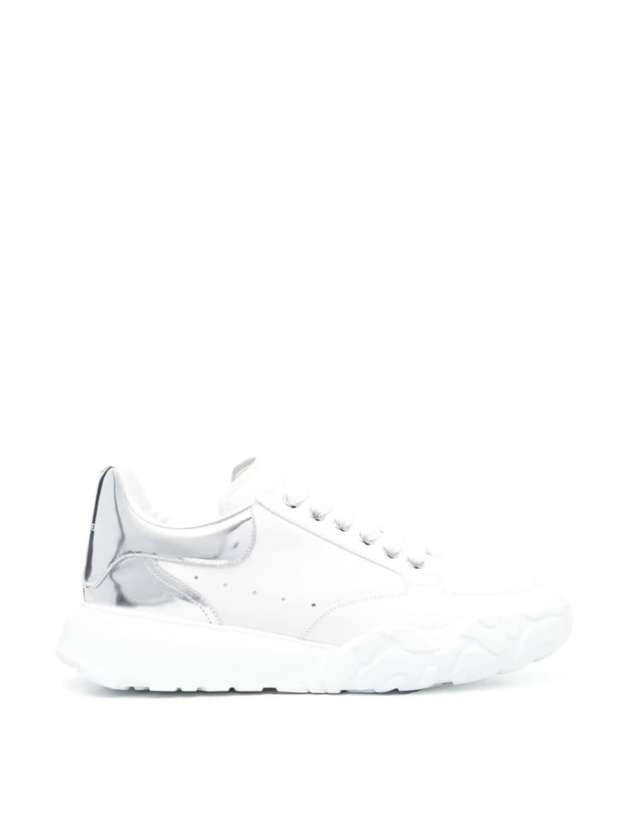 Alexander McQueen  White Oversized Court Sneakers