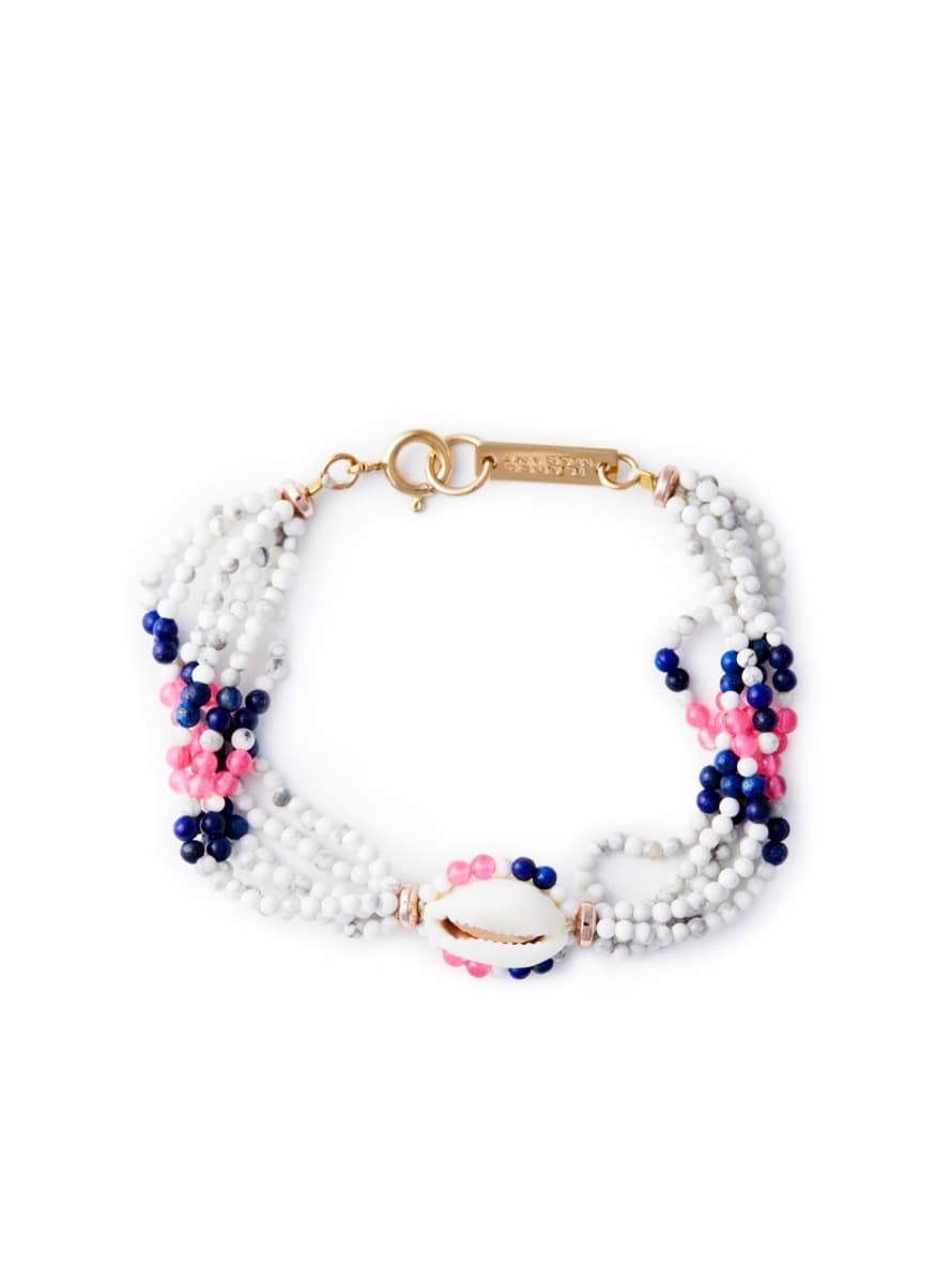 Isabel Marant White Etoile Malebo Stone Bracelet