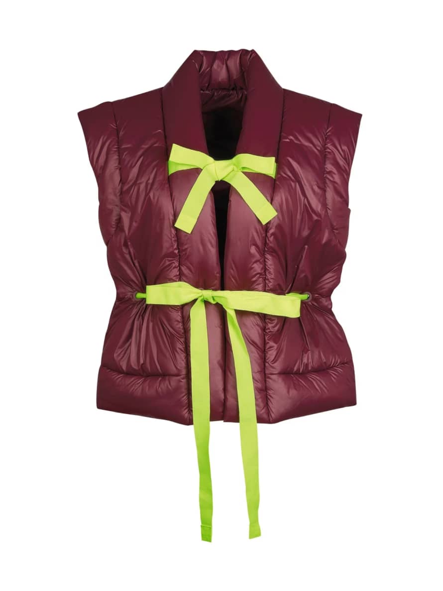 Barbour Claret Roksanda Arna Shine Gilet Jacket