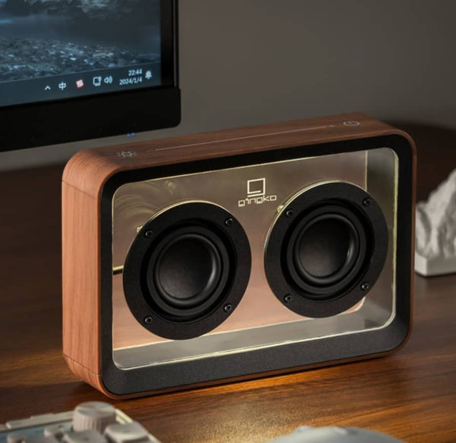 Gingko Mage See-through Speaker Walnut