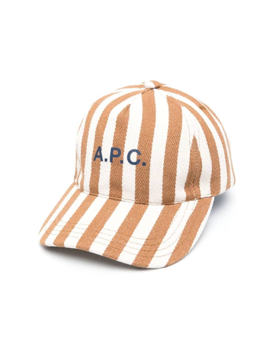 A.P.C. Caramel Casquette Eden Logo Baseball Cap