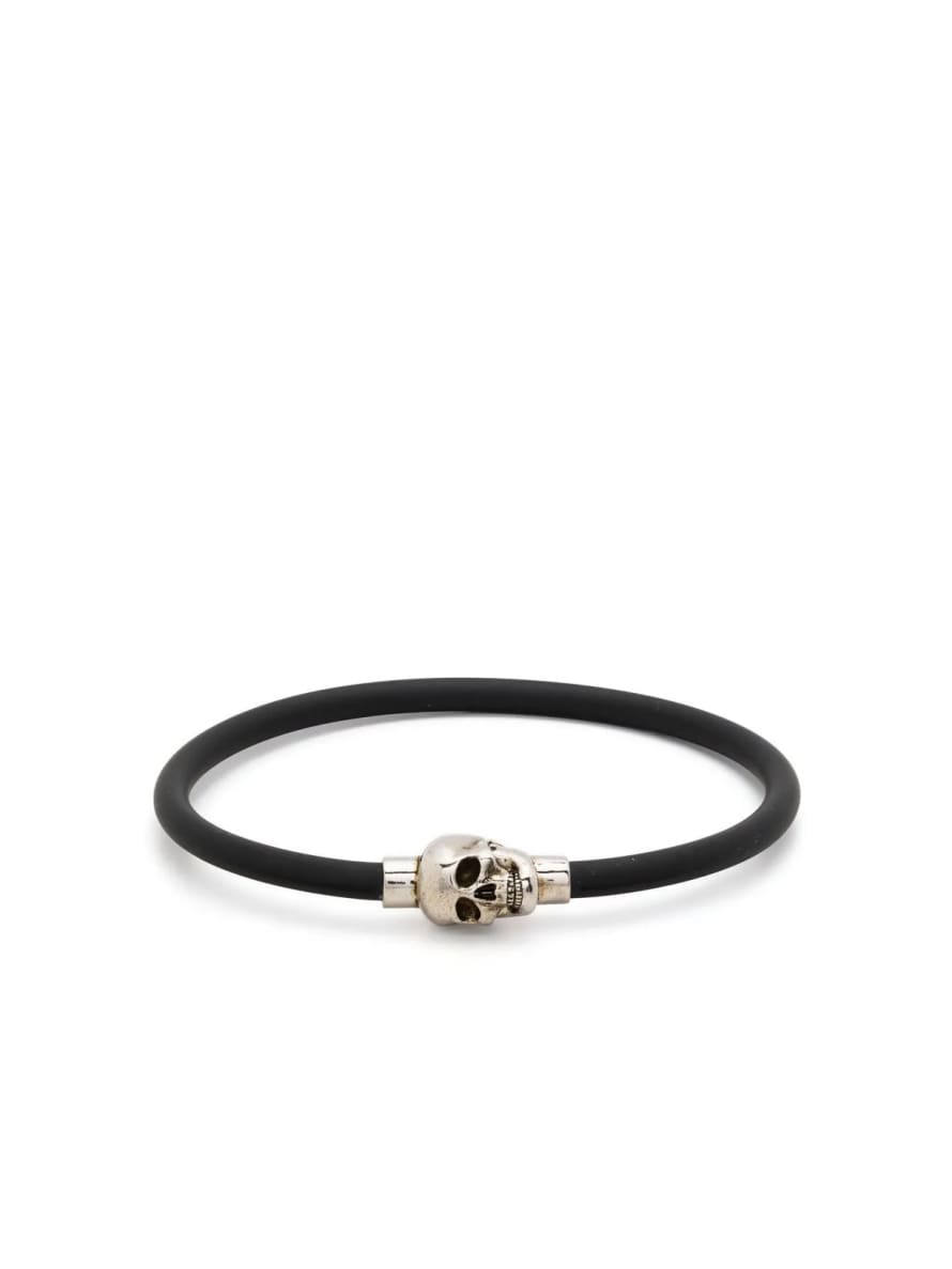 Alexander McQueen  Small Skull Charm Cord Bracelet